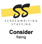 Screenwriting Staffing Consider Rating Graphic